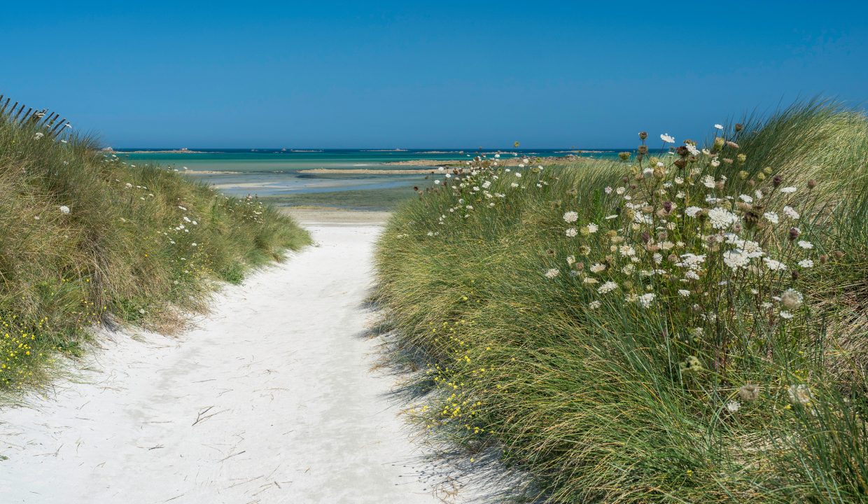 Weg zum Plage de Keremma, Finistère